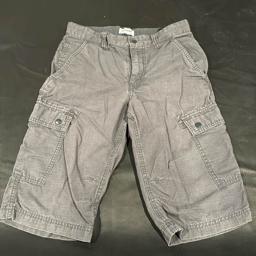 Old Navy Boys Cargo shorts Size 16 Grey